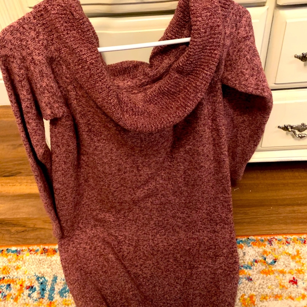 Purple sweater dress/long sweater